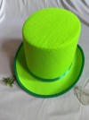 Magician Hat Lincoln Top Hat Black Solid Color Top Hat Halloween Performance High Hat Retro British Gentleman