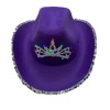 LED Silver Edge Cowboy Hat