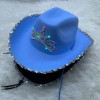 LED Silver Edge Cowboy Hat
