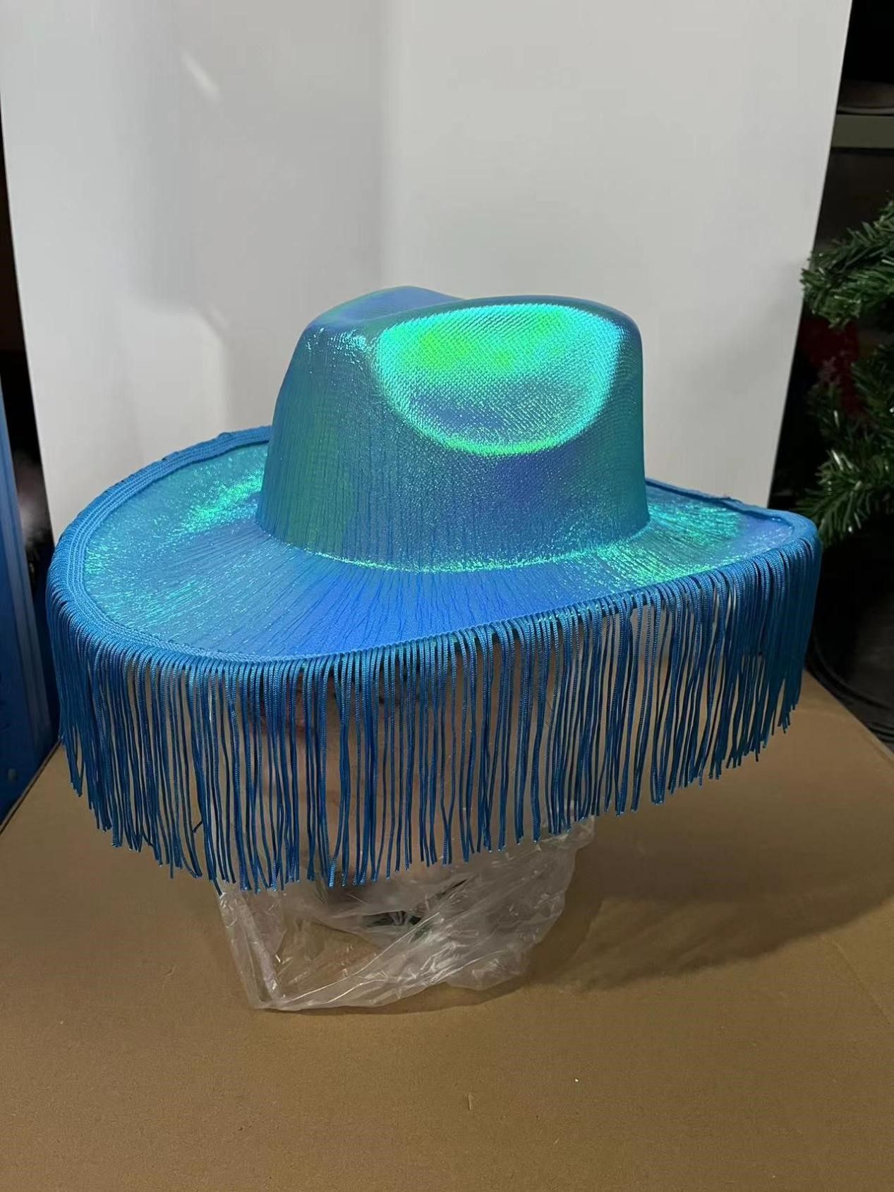 Tassel Colorful Cowboy Hat