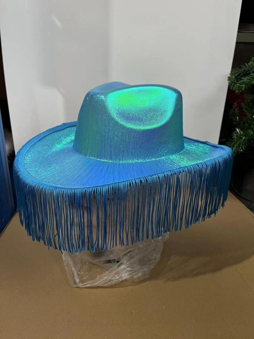 Tassel Colorful Cowboy Hat