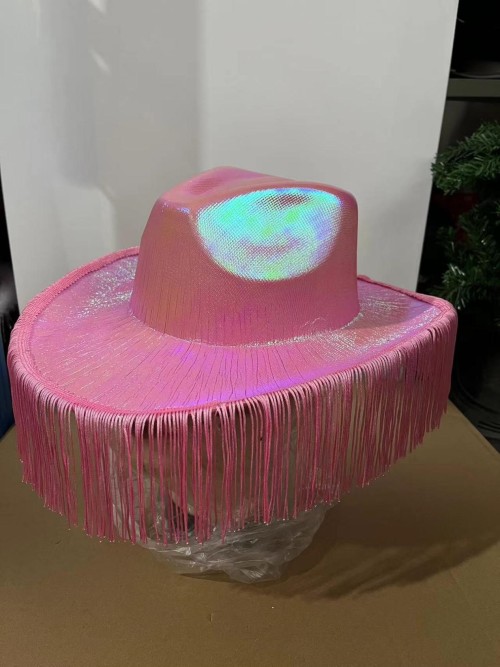 Tassel Colorful Cowboy Hat