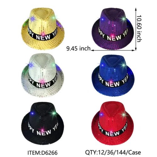 Magic Performance Hat Adult and Children's Universal Fashion Top Hat Silver Glitter Jazz Hat Stage Magic Hat Wholesale
