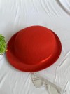 Magician Hat Lincoln Round Hat Black Solid Color Top Hat Halloween Performance High Hat Retro British Gentleman