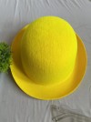 Magician Hat Lincoln Round Hat Black Solid Color Top Hat Halloween Performance High Hat Retro British Gentleman
