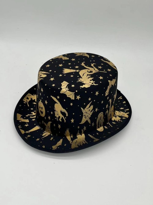 Halloween Hot Stamped High Hat