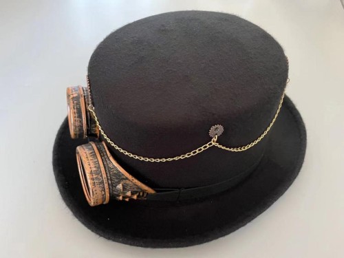 Magic Performance Hat Ball Party COSPLAY Prop European and American Cross border Steampunk Industrial Retro Gentleman Hat Female