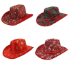 New Christmas Decoration Western Cowboy Hat Ball Party COS Magician Hat Women's Versatile Top Hat