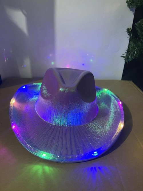 LED Colorful Cowboy Hat
