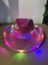 LED Colorful Cowboy Hat